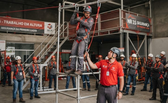 Trabalho em Altura: Quando a Empresa é Obrigada a Treinar - Centro Educacional Camilo